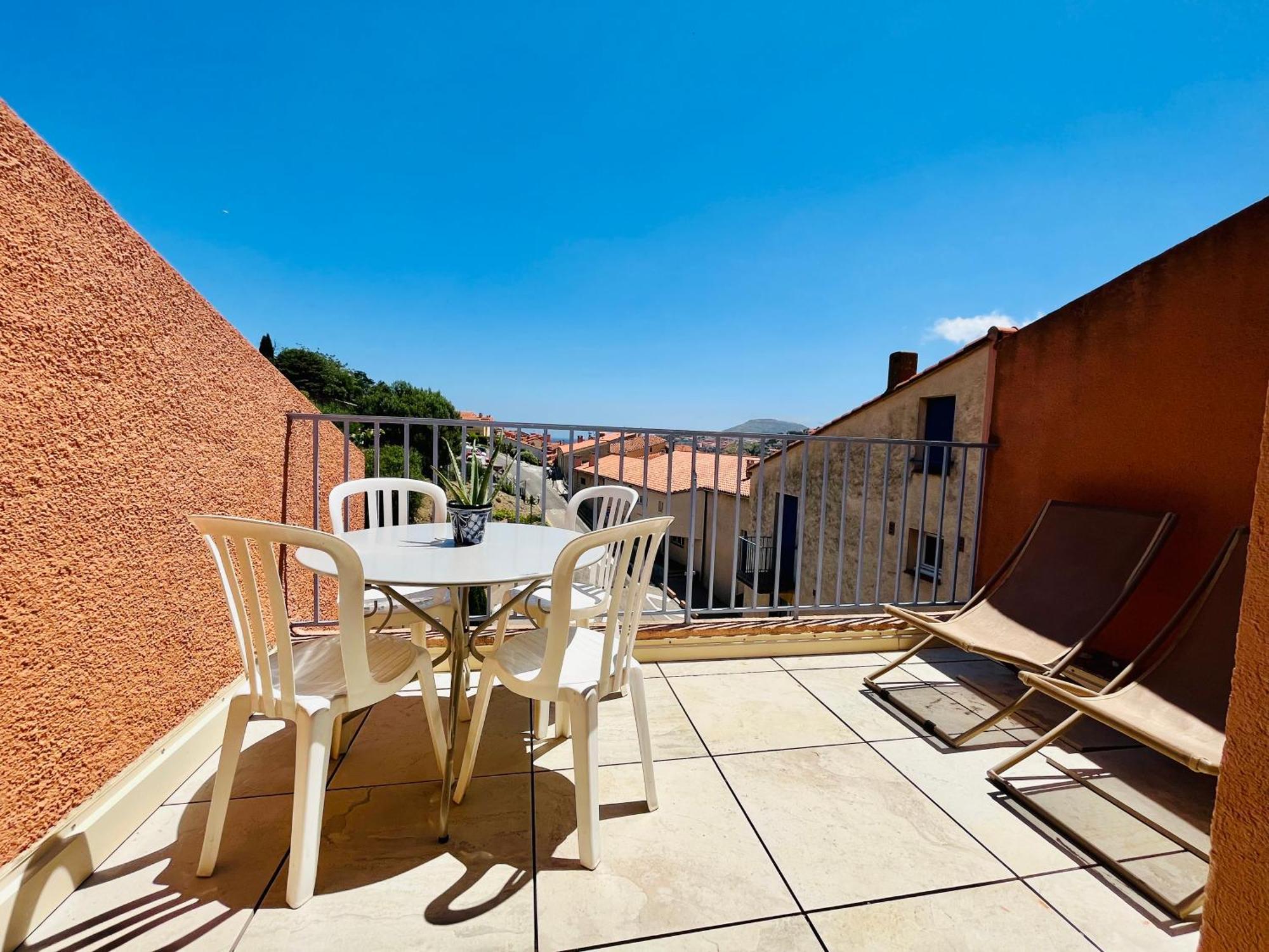 Appartement Collioure, Grande Terrasse Et Parking 외부 사진